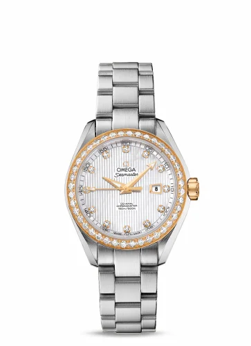Omega Seamaster Aqua Terra 150M Co-Axial 34 Stainless Steel / Yellow Gold / Diamond / MOP / Bracelet 231.25.34.20.55.004 (23125342055004)